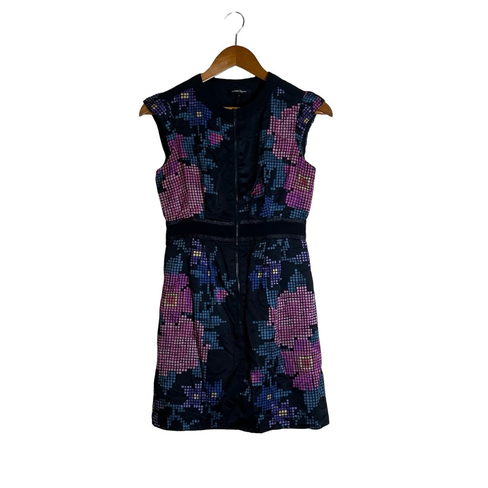 Nanette Lepore cotton & silk floral patterned dress